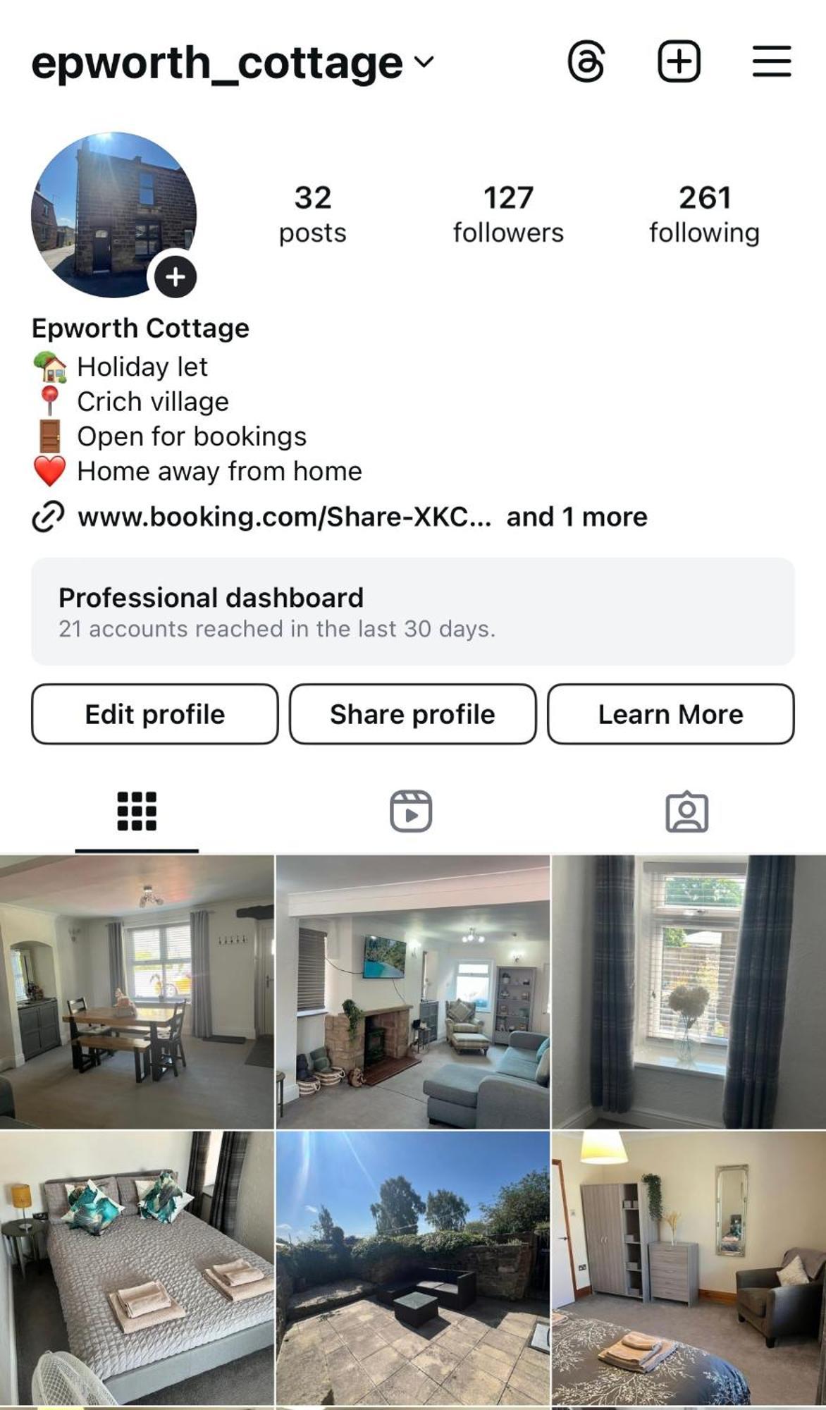 Epworth Holiday home Crich